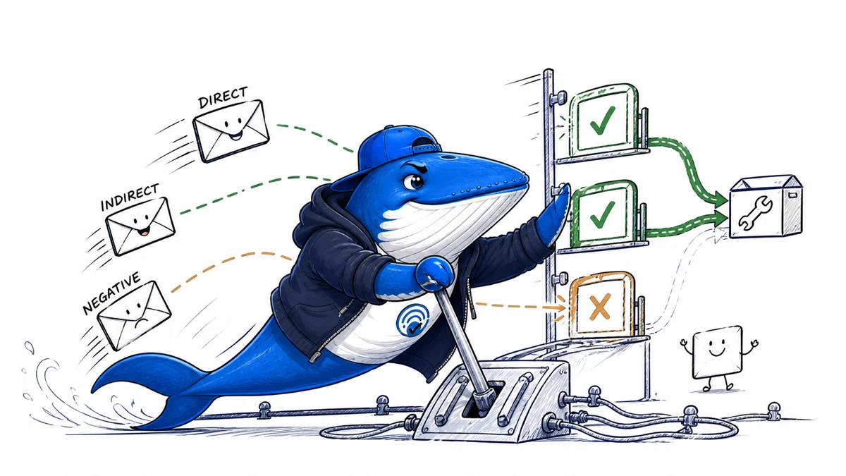 Sonar routes direct and indirect plugin requests to the correct tool while stopping a negative request.