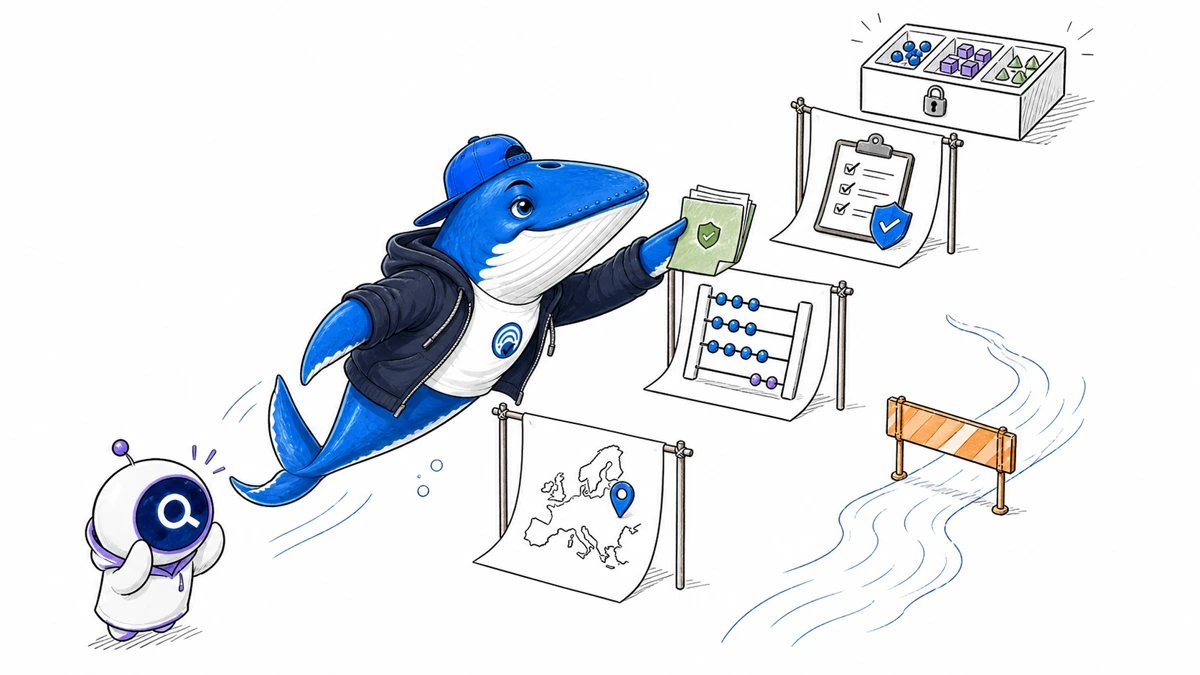 Sonar carries an evidence file through EEA, user-count, and independent-audit gates toward separated dataset samples.