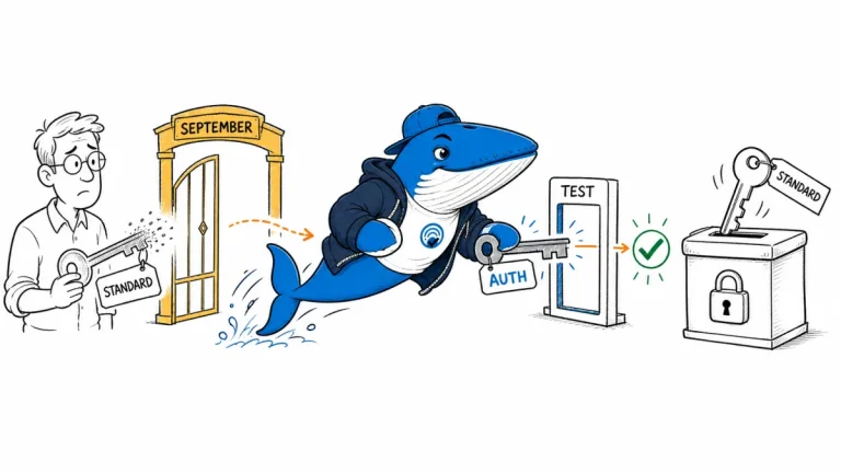 Sonar swaps an expiring Standard key for a verified Gemini authorization key before a September gate closes.