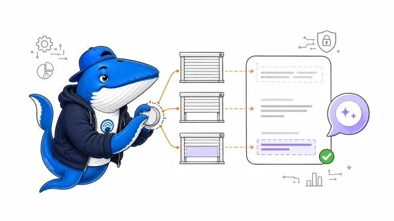 Sonar adjusts three levels of controls between page content and an AI answer preview.