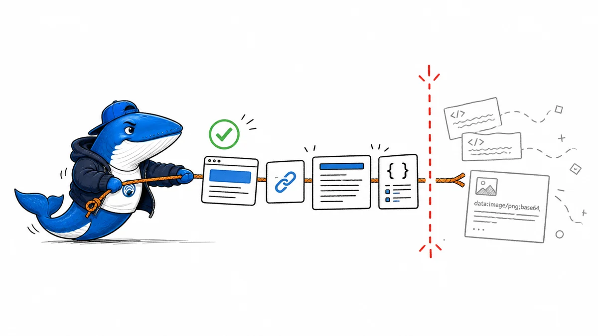 Sonar pulls critical HTML elements ahead of a red Googlebot byte cutoff.