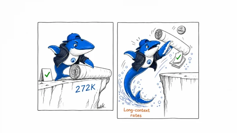 Sonar catches a prompt that falls into the long-context rate tier after one token pushes it past the 272K boundary.