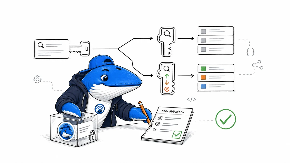 Sonar records account filters and a controlled profile for a reproducible search API test.