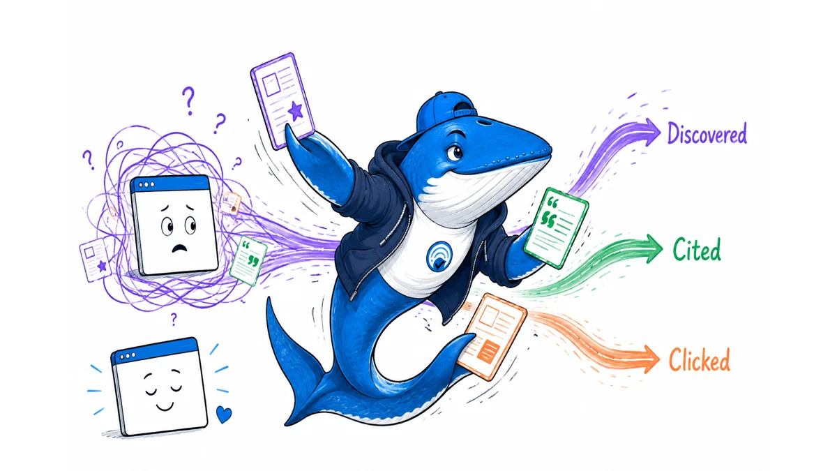 Sonar guides a publisher through separate ChatGPT discovery, citation and click paths.
