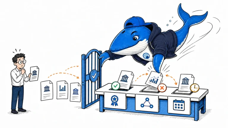 Sonar opens a domain gate and then checks allowed source cards for authority, claim support, and freshness.