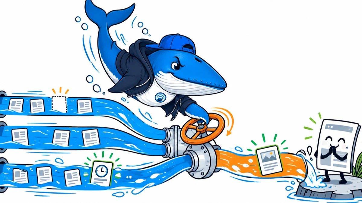 Sonar the Answer Whale selects cache, blend or live fetch for search evidence