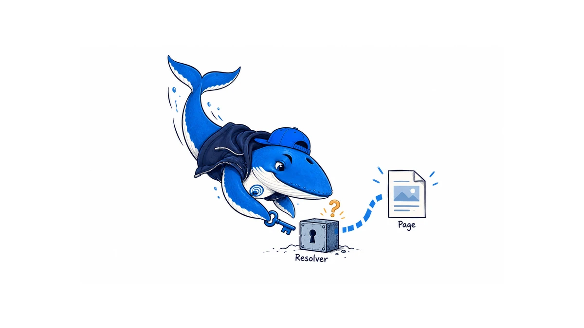 Sonar checks a resolver’s key at the start of a website-access path before examining later page problems.